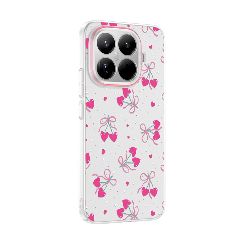 Xiaomi 15T Pro Case with Camera Protector, Patterned Zore Clip Cover - 5