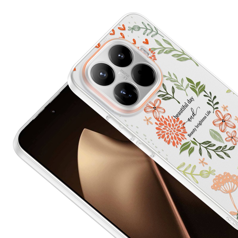 Xiaomi 15T Pro Case with Camera Protector, Patterned Zore Clip Cover - 10