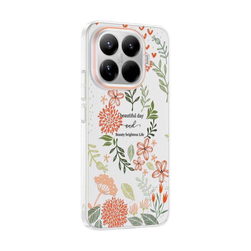 Xiaomi 15T Pro Case with Camera Protector, Patterned Zore Clip Cover - 6