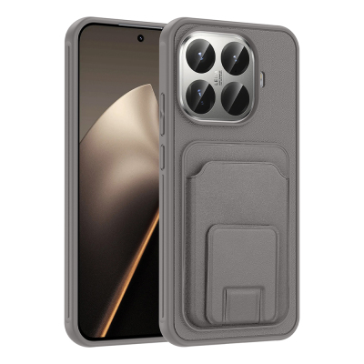 Xiaomi 15T Pro Case with Card Holder TPU Zore Bikart Cover - Zore