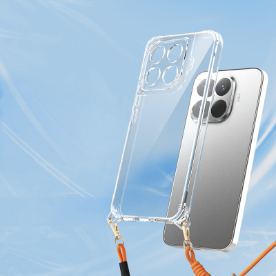 Xiaomi 15T Pro Kılıf Airbagli Takılabilir Askı Aparatlı Zore Snap Silikon Kapak - Zore