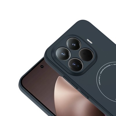 Xiaomi 15T Pro Kılıf M-Safe Şarj Özellikli Kamera Korumalı Zore Elio Sert PC Kapak - 5