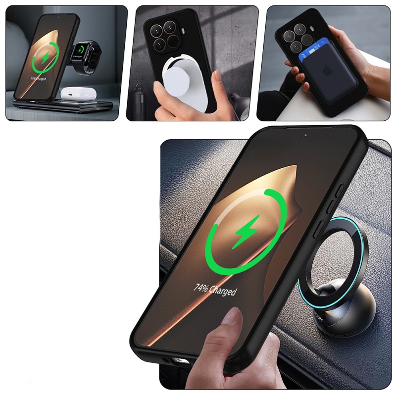 Xiaomi 15T Pro Kılıf M-safe Şarj Özellikli Standlı Zore Samara Kapak - 10