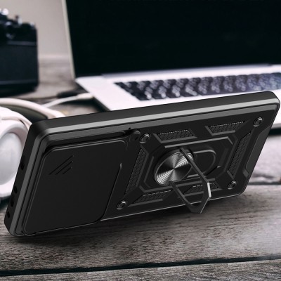 Xiaomi 15T Pro Kılıf Magnetik Standlı Kamera Korumalı Zore Sürgülü Vega Kapak - 8