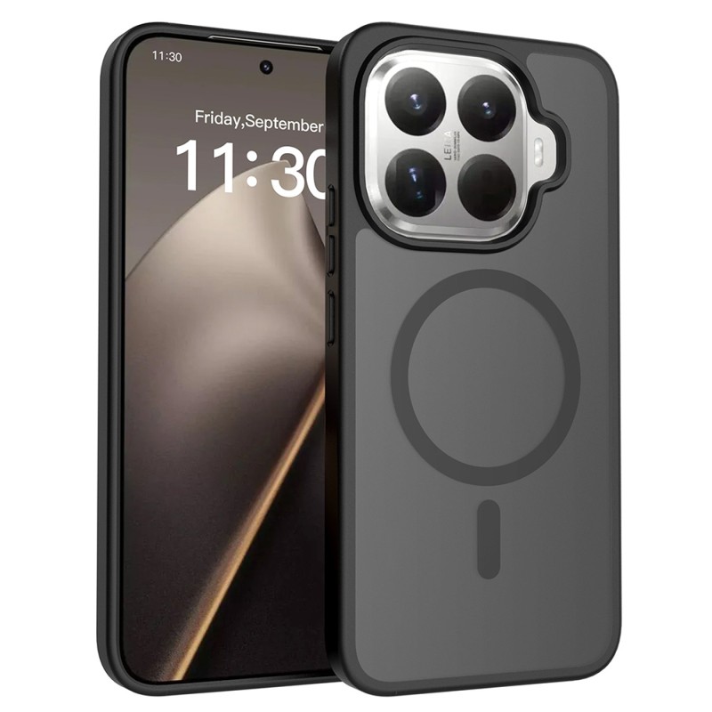 Xiaomi 15T Pro Kılıf Sert PC Arka Yüzey Wireless Şarj Özellikli Zore Flet M-safe Kapak - 1