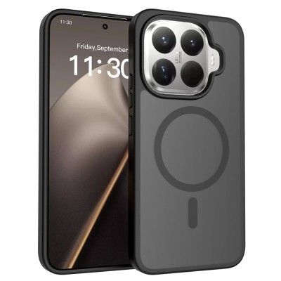 Xiaomi 15T Pro Kılıf Sert PC Arka Yüzey Wireless Şarj Özellikli Zore Flet M-safe Kapak - 2