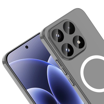 Xiaomi 17 Kamera Korumalı M-Safe Şarj Özellikli Şeffaf Zore London Sert PC Kapak - 2