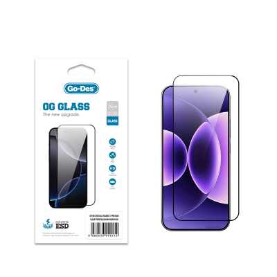 Xiaomi 17 Pro Max Go Des OG Glass Antistatik Temperli Cam Ekran Koruyucu - Go Des