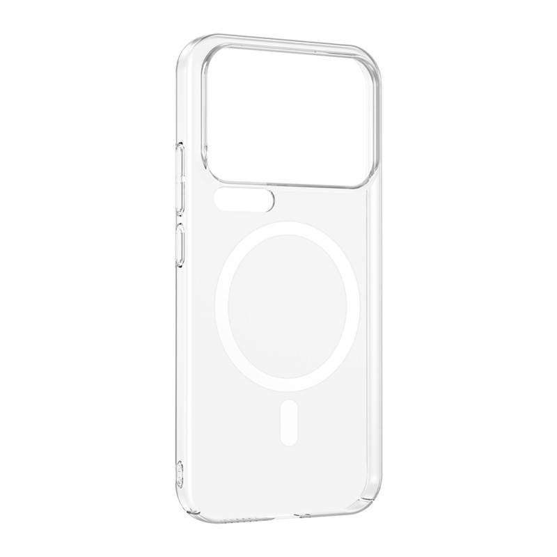 Xiaomi 17 Pro Max Kamera Korumalı M-Safe Şarj Özellikli Şeffaf Zore London Sert PC Kapak - 2