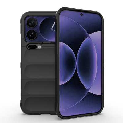 Xiaomi 17 Pro Max Kılıf Esnek TPU Oyuklu Arka Yüzey Tasarımlı Zore Etnik Silikon Kapak - Zore