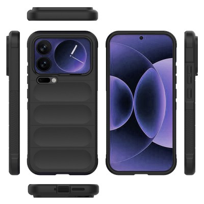 Xiaomi 17 Pro Max Kılıf Esnek TPU Oyuklu Arka Yüzey Tasarımlı Zore Etnik Silikon Kapak - 13