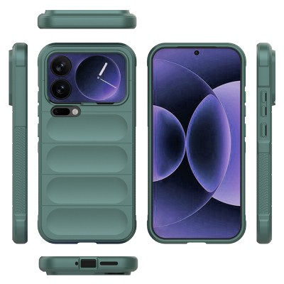 Xiaomi 17 Pro Max Kılıf Esnek TPU Oyuklu Arka Yüzey Tasarımlı Zore Etnik Silikon Kapak - 25