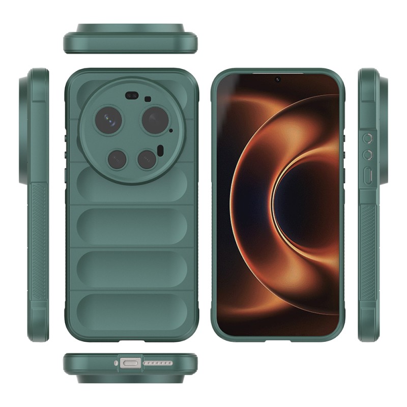 Xiaomi 17 Ultra Kılıf Esnek TPU Oyuklu Arka Yüzey Tasarımlı Zore Etnik Silikon Kapak - 2