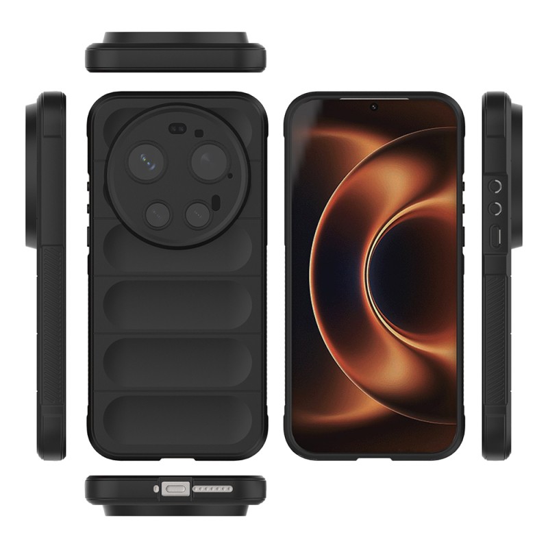 Xiaomi 17 Ultra Kılıf Esnek TPU Oyuklu Arka Yüzey Tasarımlı Zore Etnik Silikon Kapak - 14