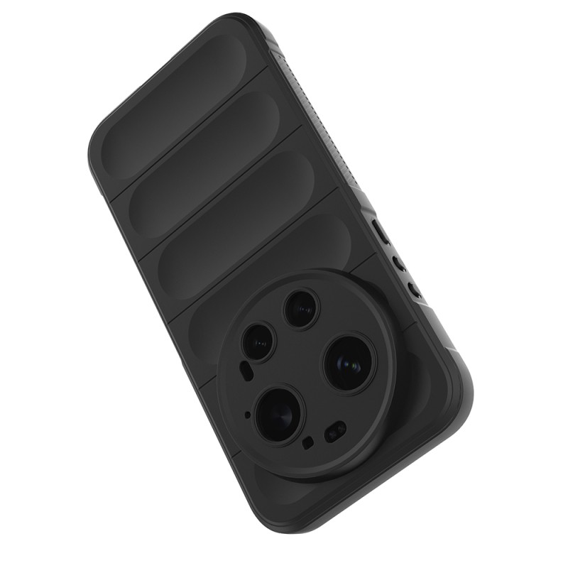 Xiaomi 17 Ultra Kılıf Esnek TPU Oyuklu Arka Yüzey Tasarımlı Zore Etnik Silikon Kapak - 17