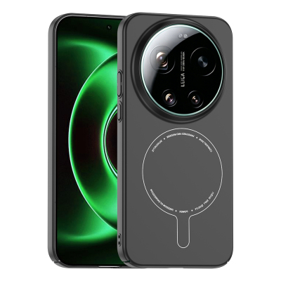 Xiaomi 17 Ultra Kılıf M-Safe Şarj Özellikli Kamera Korumalı Zore Elio Sert PC Kapak - Zore