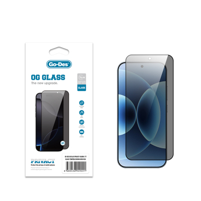 Xiaomi 17T Go Des OG Glass Privacy Antistatik Temperli Cam Ekran Koruyucu - Go Des