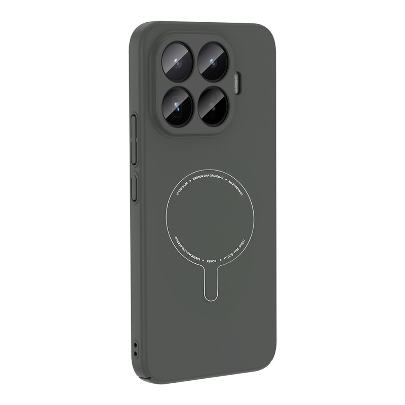 Xiaomi 17T Kılıf M-Safe Şarj Özellikli Kamera Korumalı Zore Elio Sert PC Kapak - 4