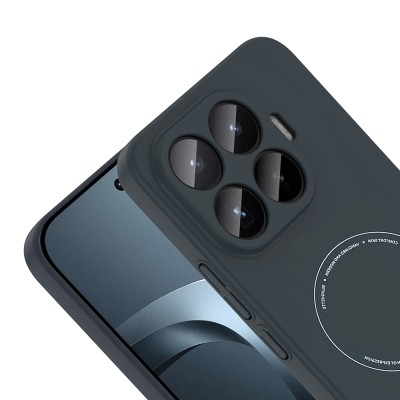 Xiaomi 17T Pro Kılıf M-Safe Şarj Özellikli Kamera Korumalı Zore Elio Sert PC Kapak - 3