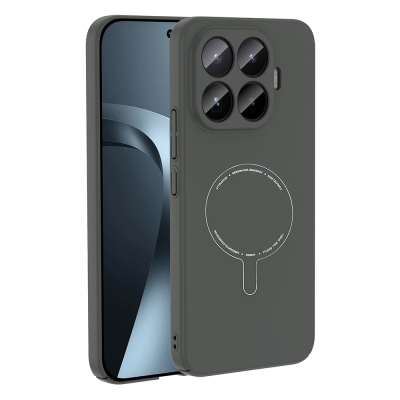 Xiaomi 17T Pro Kılıf M-Safe Şarj Özellikli Kamera Korumalı Zore Elio Sert PC Kapak - Zore