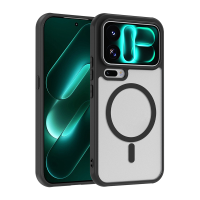Xiaomi 18 Pro Max M-Safe Charging Feature Case Camera Protection Zore Lunex Cover - 1