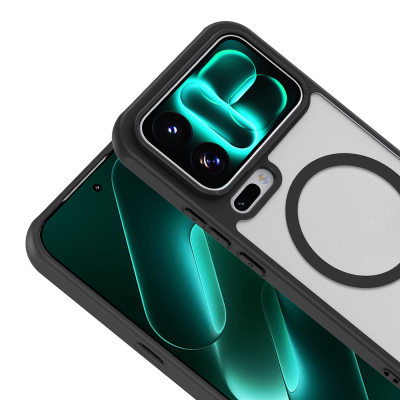 Xiaomi 18 Pro Max M-Safe Charging Feature Case Camera Protection Zore Lunex Cover - 2