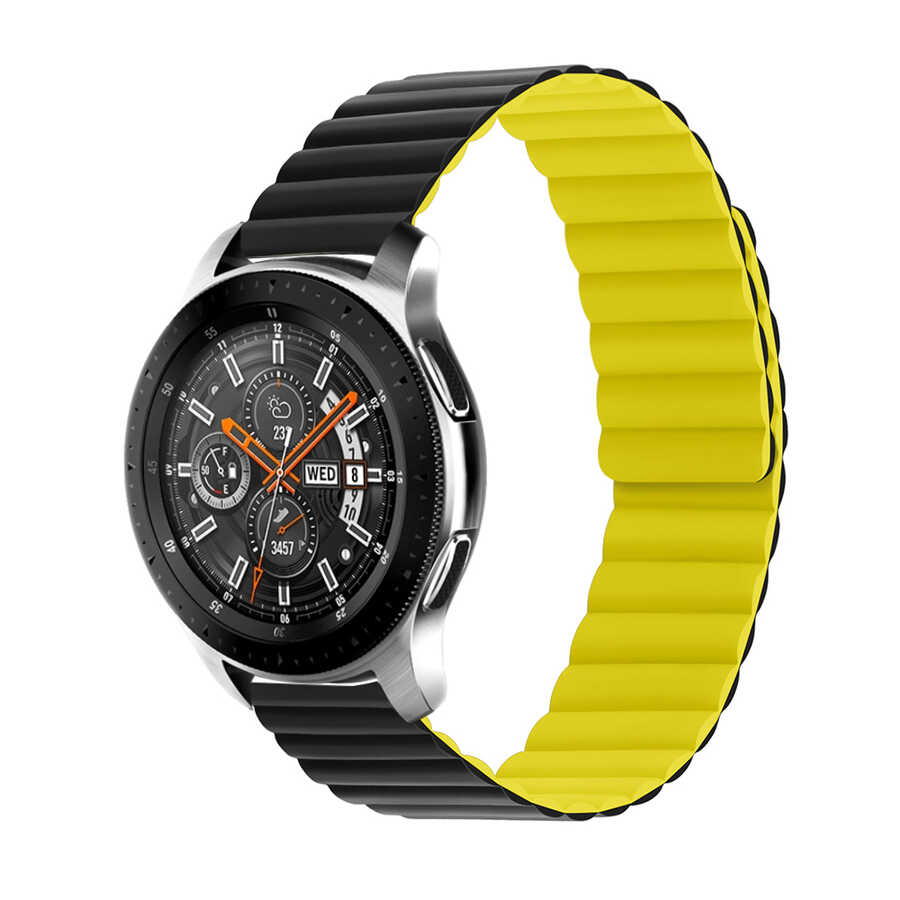 Xiaomi Amazfit Pace KRD-52 Kordon - Siyah-Sarı