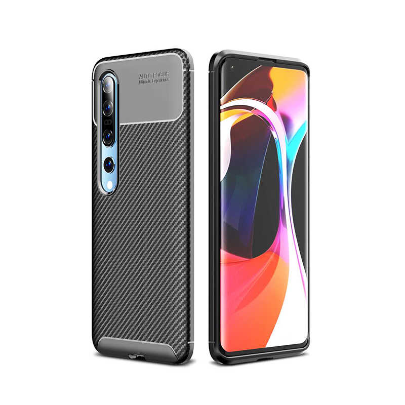 Xiaomi Mi 10 Kılıf Zore Negro Silikon Kapak - Siyah