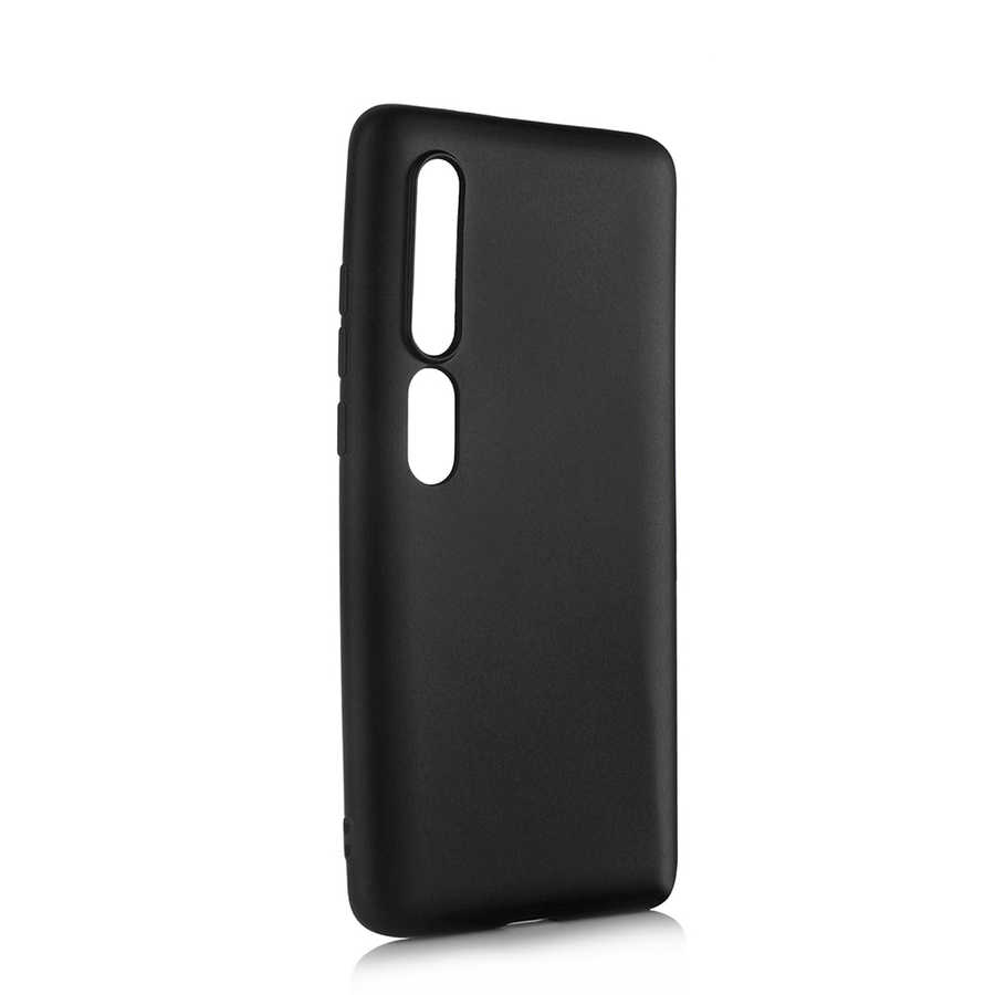Xiaomi Mi 10 Kılıf Zore Premier Silikon Kapak - Siyah