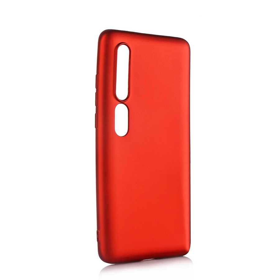 Xiaomi Mi 10 Kılıf Zore Premier Silikon Kapak - Kırmızı