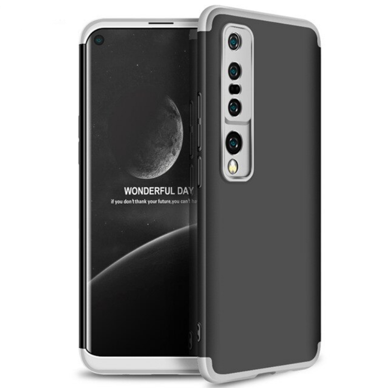 Xiaomi Mi 10 Pro Kılıf Zore Ays Kapak - Siyah-Gri