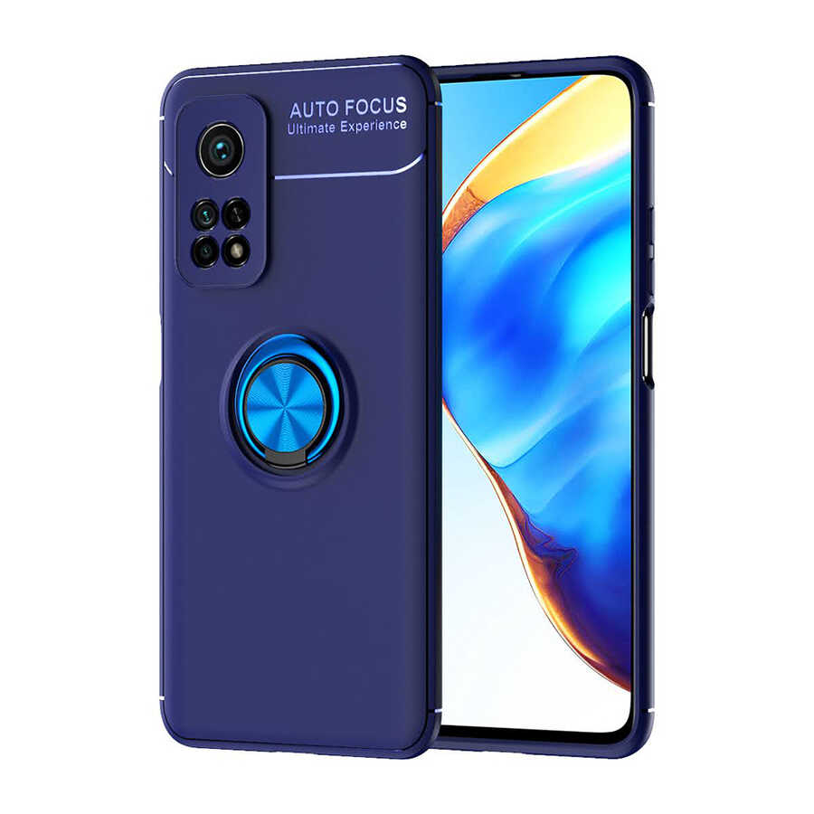 Xiaomi Mi 10T Pro 5G Kılıf Zore Ravel Silikon Kapak - Mavi