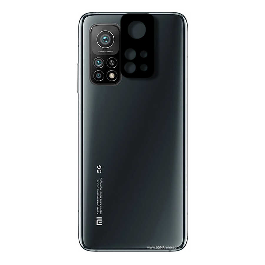 Xiaomi Mi 10T Pro 5G Zore Golden Turtle Seramik Kamera Camı - Siyah