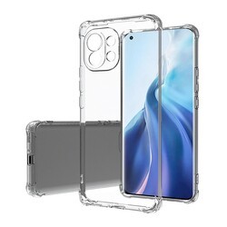 Xiaomi Mi 11 Lite Case Zore Kamera Korumalı Nitro Anti Shock Silicon Colorless