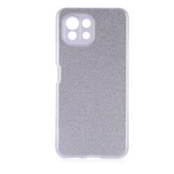 Xiaomi Mi 11 Lite Case Zore Shining Silicon Grey