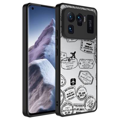 Xiaomi Mi 11 Ultra Kılıf Aynalı Desenli Kamera Korumalı Parlak Zore Mirror Kapak - Zore