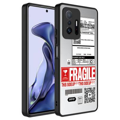 Xiaomi Mi 11T 5G Case Mirror Patterned Camera Protection Glossy Zore Mirror Cover Fragile