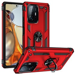 Xiaomi Mi 11T 5G Case Zore Vega Cover Red