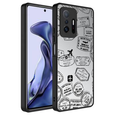 Xiaomi Mi 11T 5G Kılıf Aynalı Desenli Kamera Korumalı Parlak Zore Mirror Kapak - 5