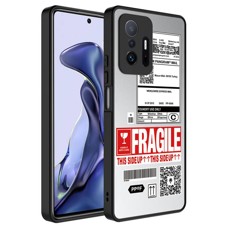 Xiaomi Mi 11T Pro 5G Case Mirror Patterned Camera Protection Glossy Zore Mirror Cover - 4