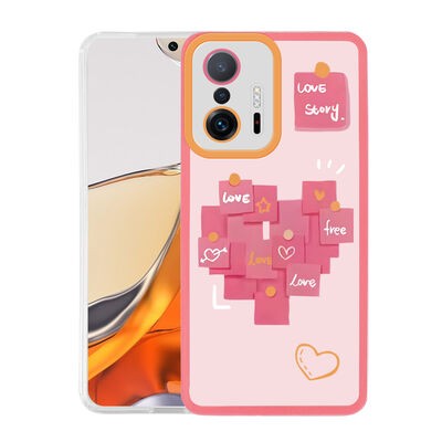 Xiaomi Mi 11T Pro 5G Case Zore M-Fit Patterned Cover - 4