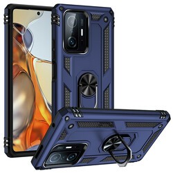 Xiaomi Mi 11T Pro 5G Kılıf Zore Vega Kapak Mavi