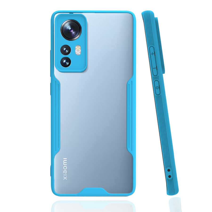 Xiaomi Mi 12 Kılıf Zore Parfe Kapak - Mavi