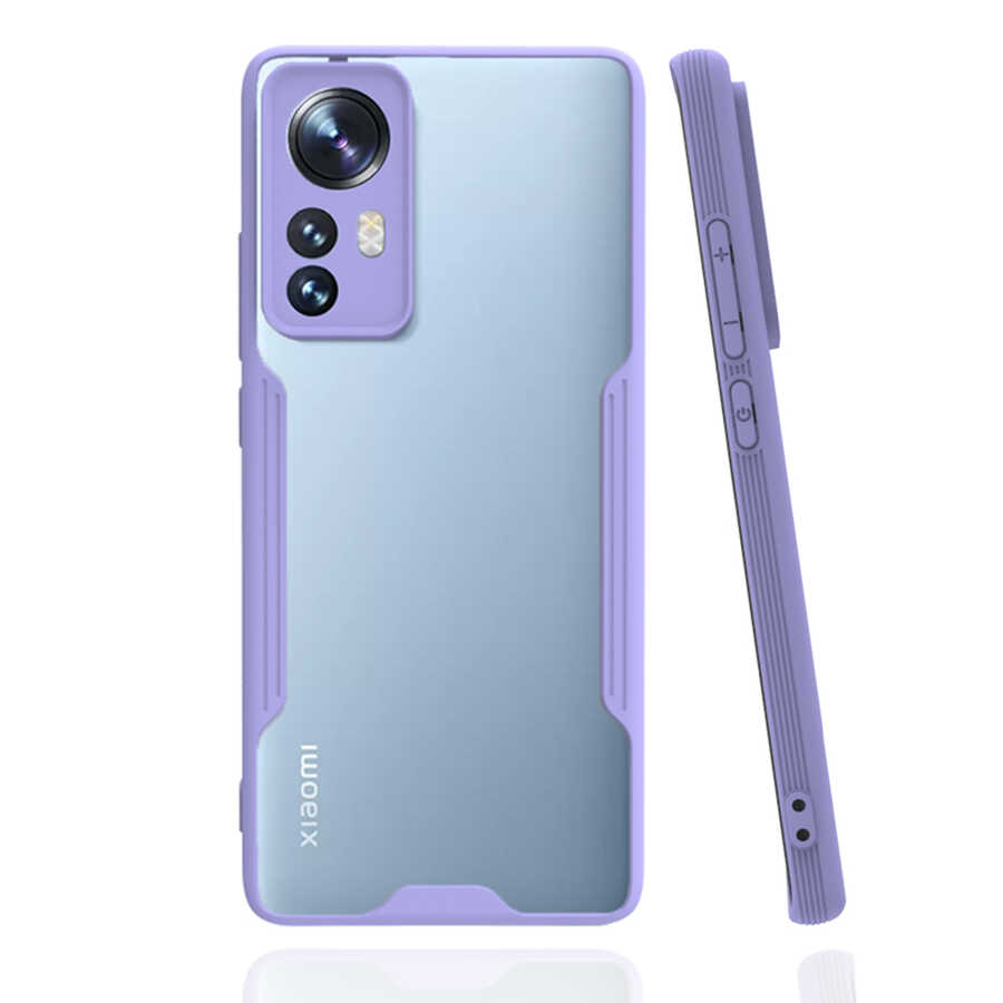 Xiaomi Mi 12 Kılıf Zore Parfe Kapak - Mor