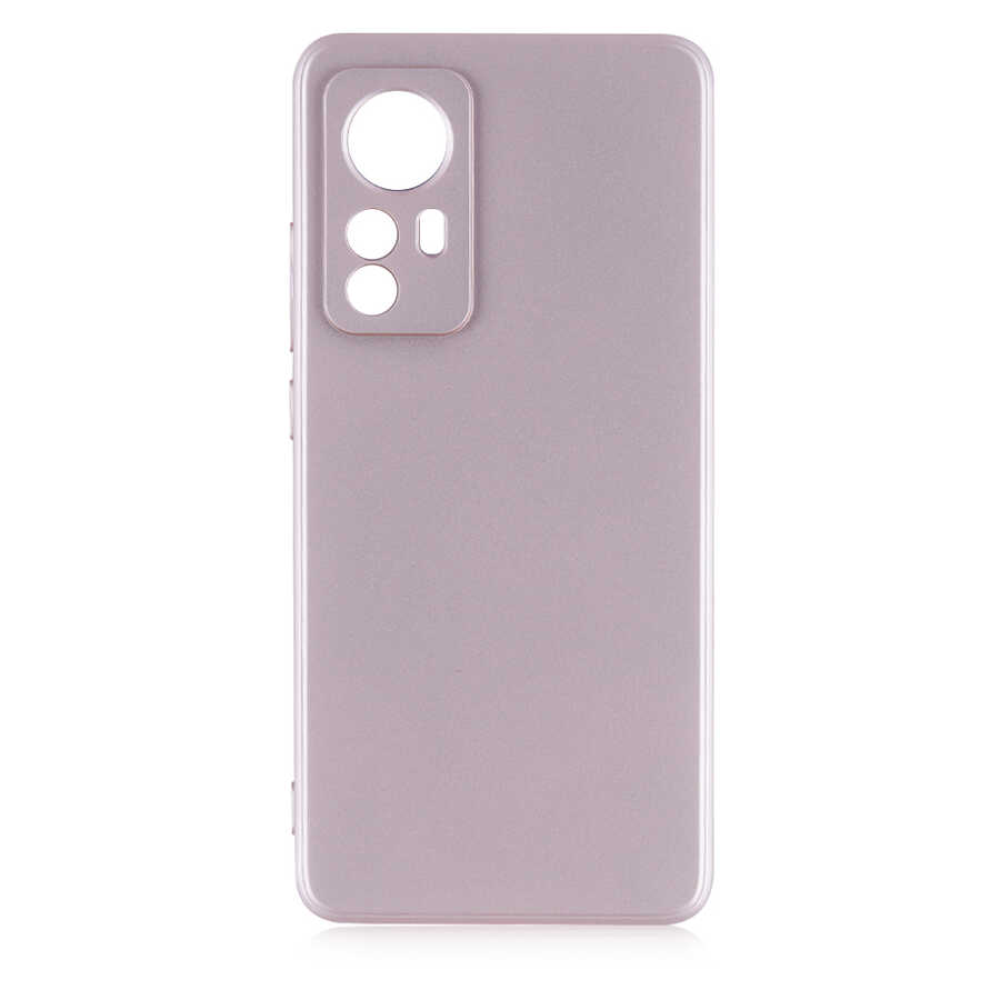 Xiaomi Mi 12 Kılıf Zore Premier Silikon Kapak - Rose Gold