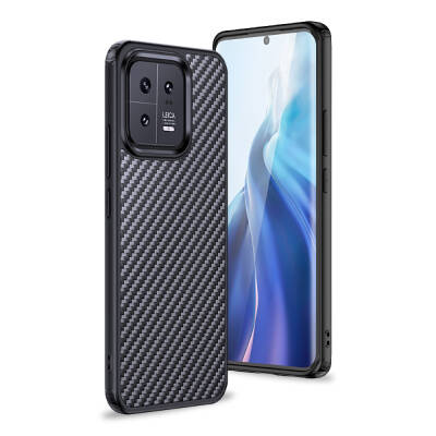 Xiaomi Mi 13 Kılıf Aramid Karbon Fiber M-safe Özellikli Wlons Radison Kapak - Wlons