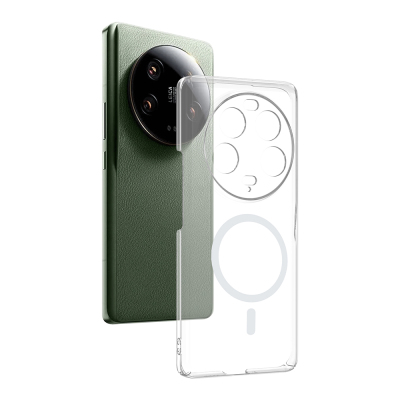 Xiaomi Mi 13 Ultra Kamera Korumalı M-Safe Şarj Özellikli Şeffaf Zore London Sert PC Kapak - Zore