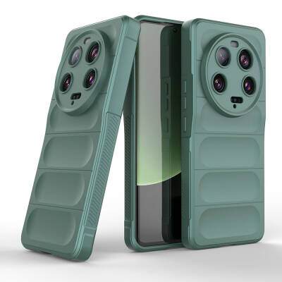 Xiaomi Mi 13 Ultra Kılıf Esnek TPU Oyuklu Arka Yüzey Tasarımlı Zore Etnik Silikon Kapak - Zore