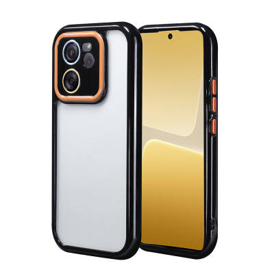 Xiaomi Mi 13T Kılıf Kamera Korumalı Renkli Kenar ve Çerçeve Tasarımlı Zore Vitamin Kapak - Zore