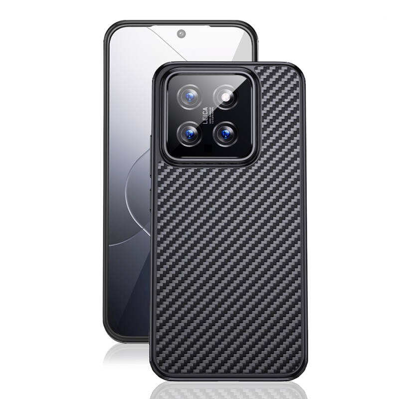 Xiaomi Mi 14 Case Aramid Carbon Fiber Wlons Radison Cover with Magsafe - 7